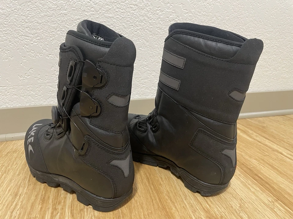 Botas de Bicicleta de Invierno Lake MXZ400 - Nuevas - Talla EU 45 - Con Insertos de Taco Maniquí Foto 4 de 4
