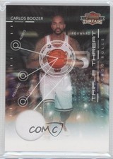 2010-11 Panini Threads Triple Threat Materials 226/399 Carlos Boozer #6 e3g