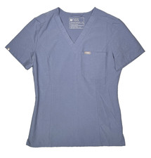 FIGS Scrub Top Womens XS Catarina Pocket Medical Uniform W22SW1014 Shirt