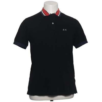 Sun68, Poloshirt, Größe: M, Blau/Mehrfarbig, Baumwolle/Elasthan, Sonstiges #eCV