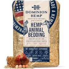 Premium Hemp Bedding for Chicken Coops in Bulk 285L USA Grown Processed Soft
