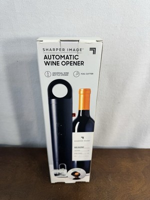 Sharper Image Automatic Wine Opener W/ Foil Cutter Battery Operated