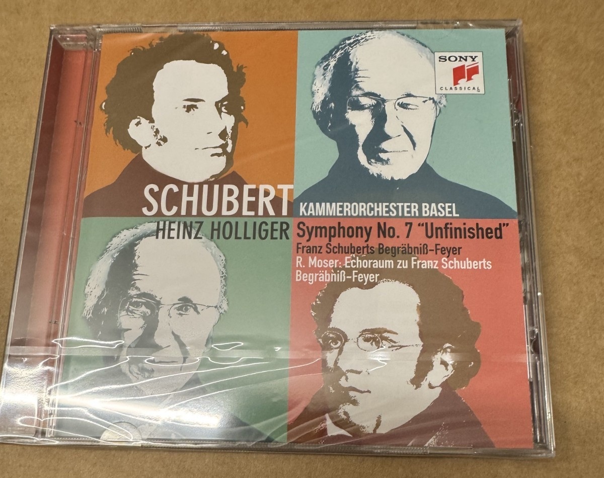 Schubert Symphony No. 7 Unfinished Heinz Holliger Basel Chamber Orchestra NEW CD