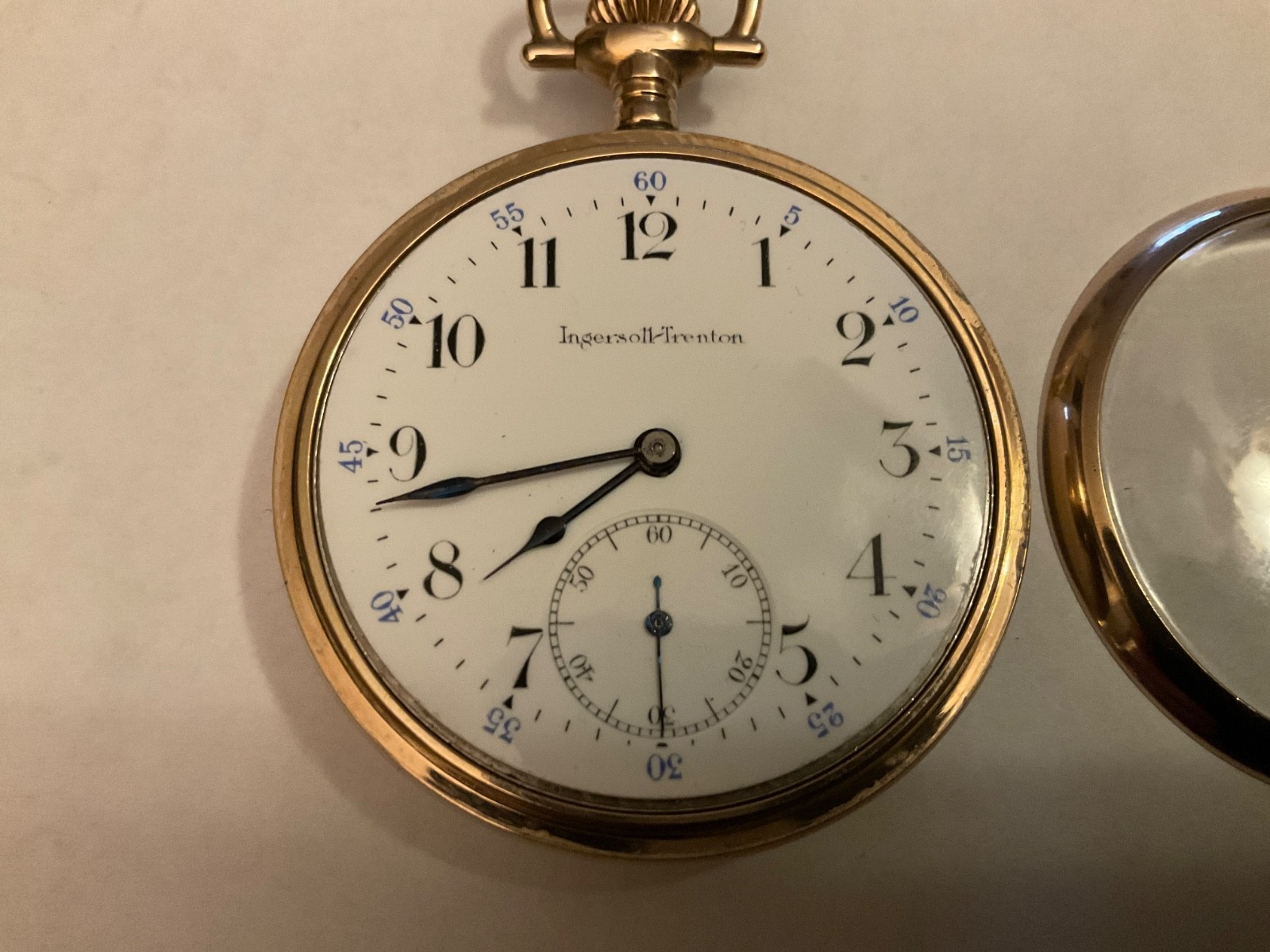 Trenton Watch Co. Grade 19 Jewels Pocket Watch image 2
