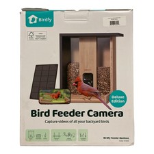  Open Box Birdfy Eco-Friendly Bird Feeder with Camera  Solar Power Panel