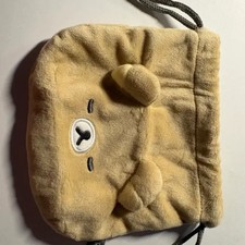Rilakkuma Sleeping Secret Drawstring Pouch with Zipper Flower Gacha