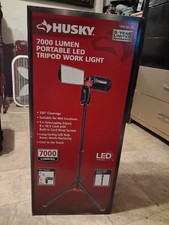 Husky 7000-Lumen Multi-Directional LED Tripod Work Light