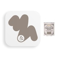 Rust-Oleum Cocoa Chalky Paint 750ml Shabby Chic Furniture