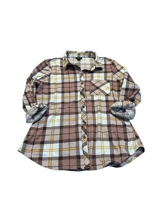 Rue 21 Plaid Button Down Medium