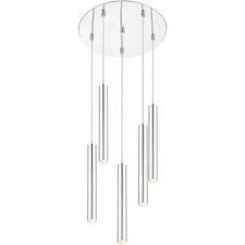 Z-Lite 917MP12-CH-LED-5RCH Forest Chandelier Chrome