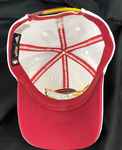 Cleveland Cavaliers Trucker Snapback Adidas Hat White 2015 - Picture 7 of 11