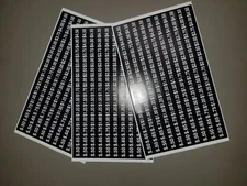 VENDING MACHINE PRICE LABEL SHEET 390 STICKERS VARIETY 3 STICKER SHEETS TOTAL