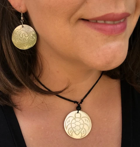 Perlmutter -/- Abalone-Perlmutter -/- Abalone Modeschmuck-Sets