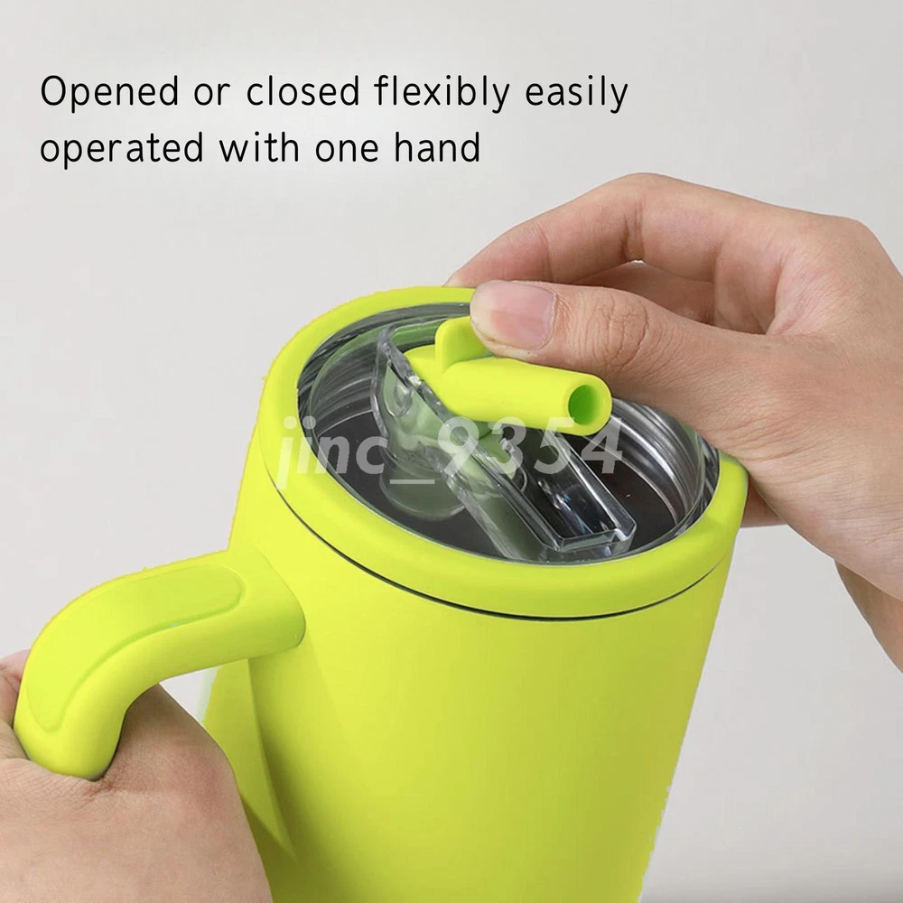 Tumbler Flip Straw Lid for 40oz Stanley Lid Reusable Tumbler Cover Straw Lid Tumbler Flip Straw Lid for 40oz Stanley Lid Reusable Tumbler Cover Straw Lid