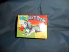 Vintage Wind Up Mascot Dog No 800 Japan 5" W/Box Works Great 4"