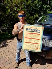 Vintage Metal Mobil oil Lubrication Car Inspection Sign with Pegasus Gas Oil