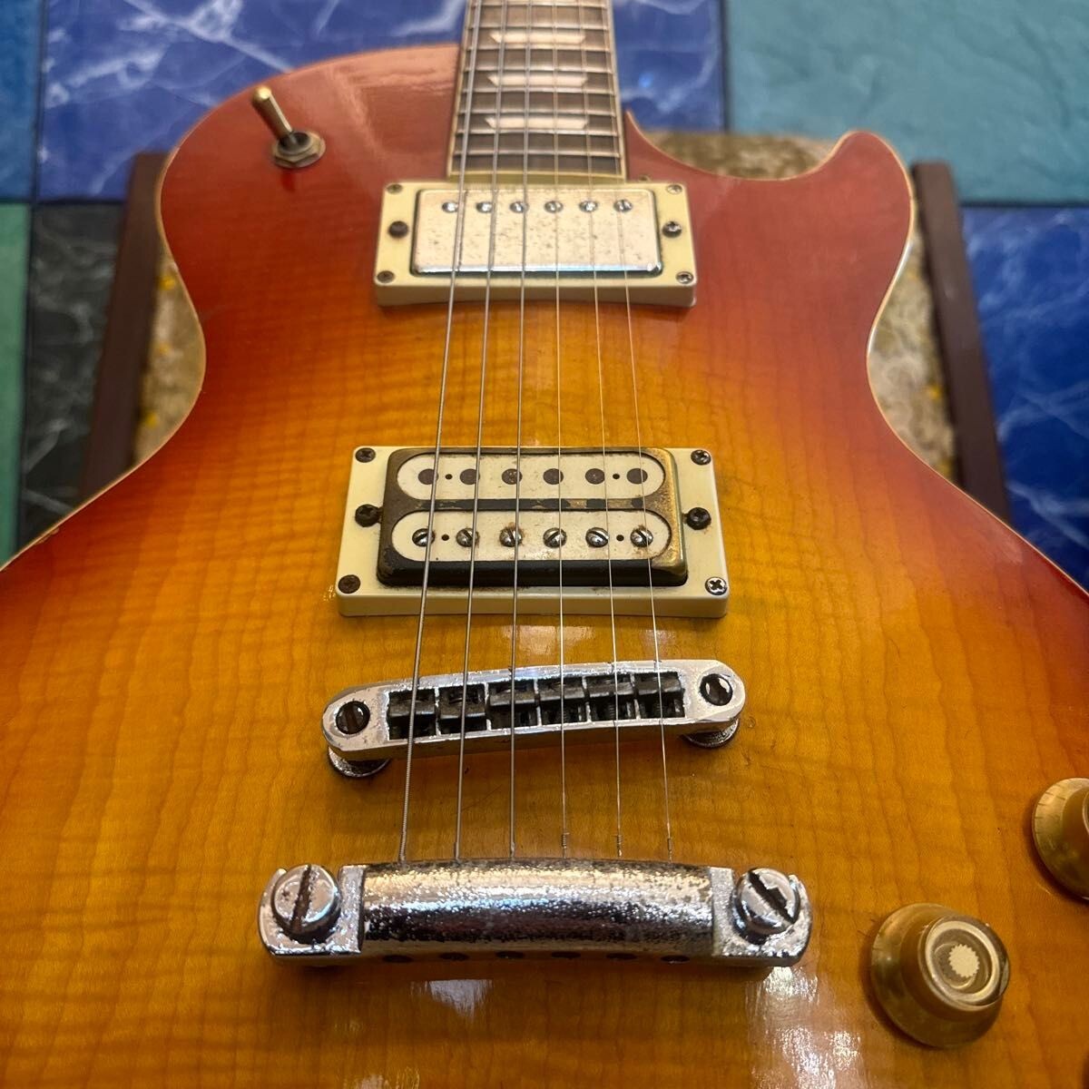 Greco EG480R Les Paul Type 1976 Red Sunburst Used Electric