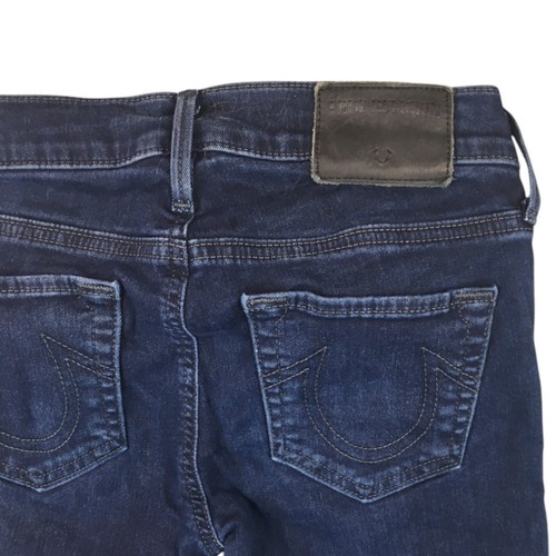 True Religion Jeans Size 27 Low Rise Blue Denim Womens Stretch Casey Skinny Dark - Picture 6 of 6