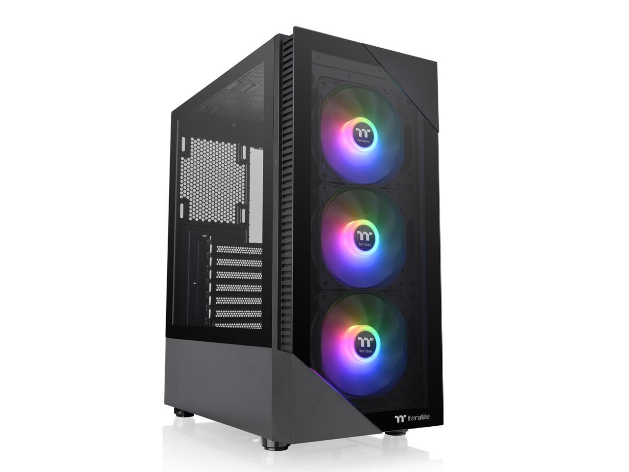 Thermaltake View Series View 200 TG ARGB Black SPCC Mid Tower Computer Cases 29390₽