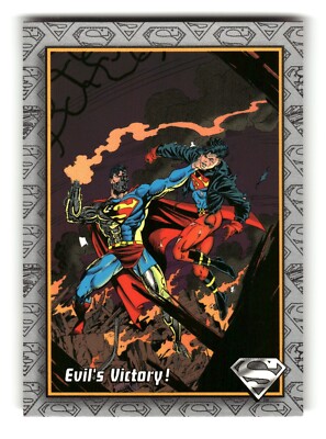 1993 DC Comics The Return of Superman Evil's Victory! Trading Card #55