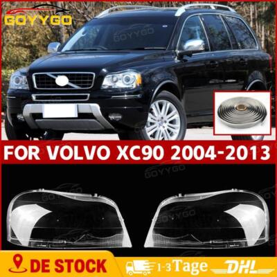 2X Links+Rechts Scheinwerferglas Streuscheibe Abdeckung für Volvo XC90 2004-2013