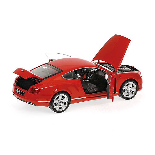 Minichamps 2011 BENTLEY CONTINENTAL GT- RED 1:18**Nice New