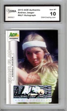 Andrea Jaeger; 2013 Ace Authentic; #AJ1; Auto; #8885621; Gem MT 10