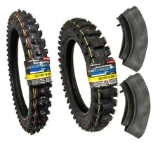 Dunlop MX34 70/100-19 90/100-16 Tire Tube Set Front Rear Tires Tubes Big Wheel