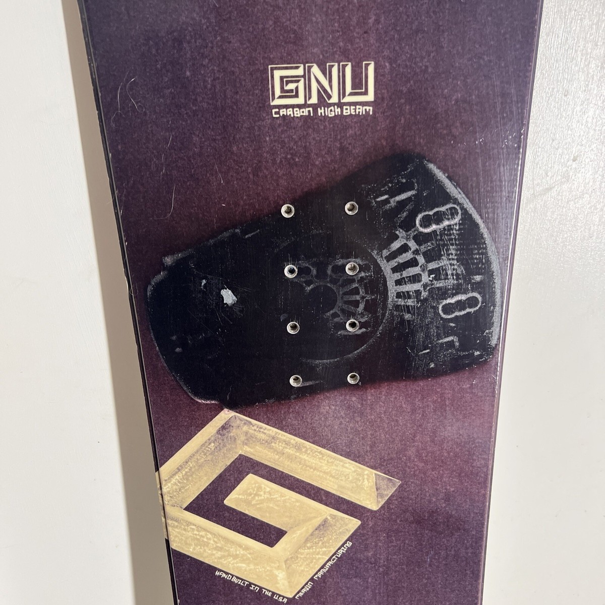 gnu carbon HIGH beam スノーボード 150cm GNU Carbon High Beam Series Snowboard Deck 153 cm Hand Built In