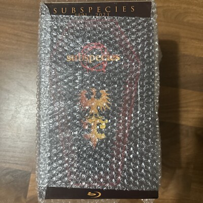 SubSpecies- Coffin Set- Full Moon  Brand new 6 blu-rays, CD & Radu exclusive toy