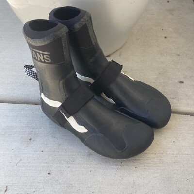 Vans Surf Boot 2 Hi V Men's Size 6 / 7.5 Women's Black 3mm Cool