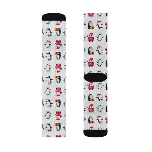 Christmas Penguin Socks - Picture 4 of 13