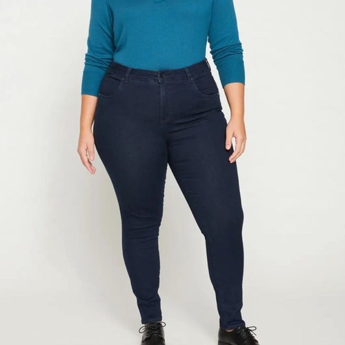 Universal Standard Seine High Rise Skinny Jeans Plus Size 36 6x Long New Stretch - Picture 2 of 14