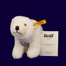 Original Steiff Plüschtier Eisbär 18cm Stofftier Kuscheltier weiß 231087576A NEU