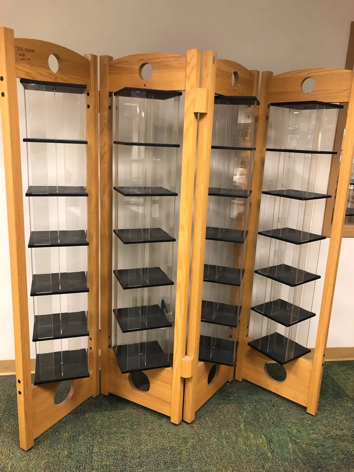 4 Space Saving Elegant Magazine Books, Trophies, mini Drinks Samplers Displays - Image 3 of 4