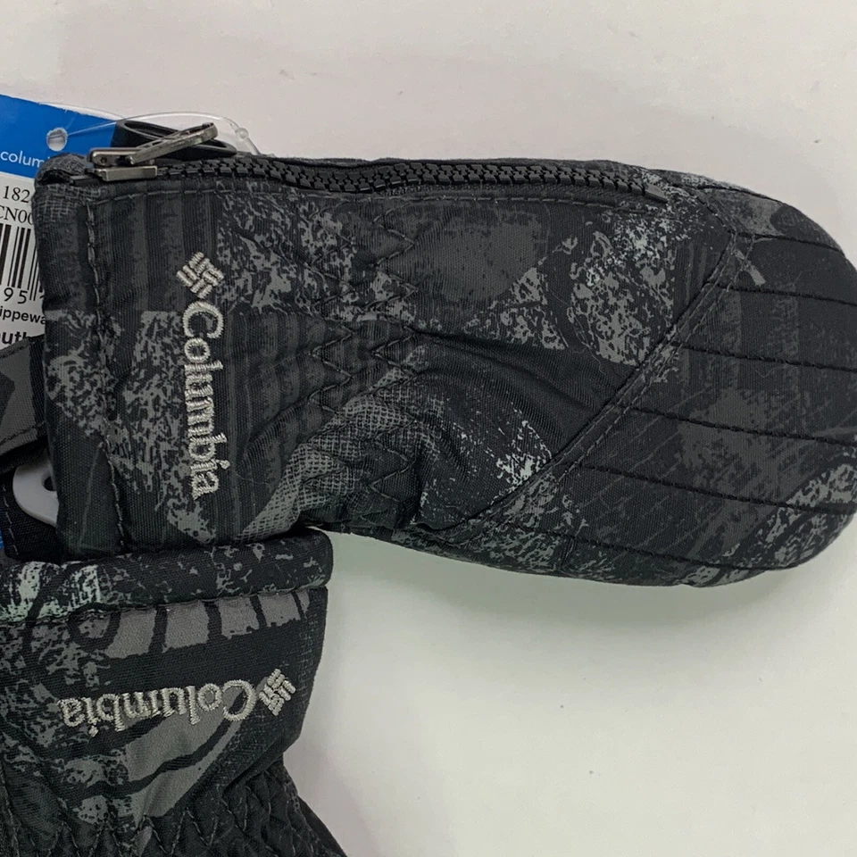 Columbia Infant Black Chippewa II Mitten w/ Side Zipper One Size Insulated NWT - Image 4 of 4