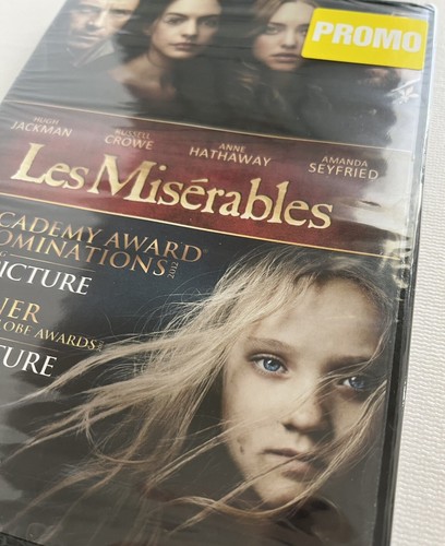 Les Misérables 2012 Film Musical Hugh Jackman Anne Hathaway DVD New Sealed - Picture 3 of 7