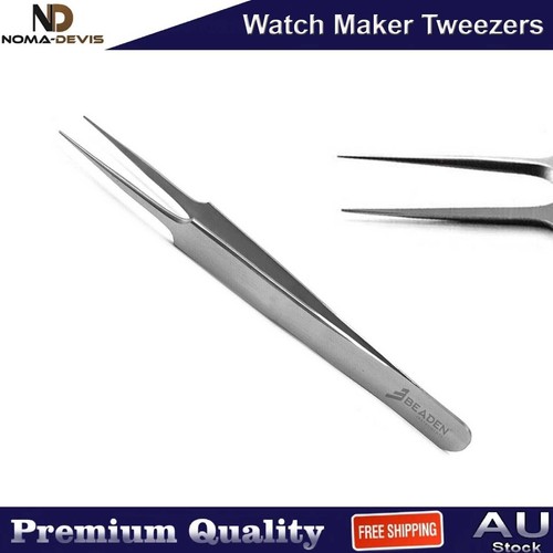 Watchmaker Tweezers Screw Driver Jewelry Making Kit Watch Opener Repairing Tools - Bild 2 von 4