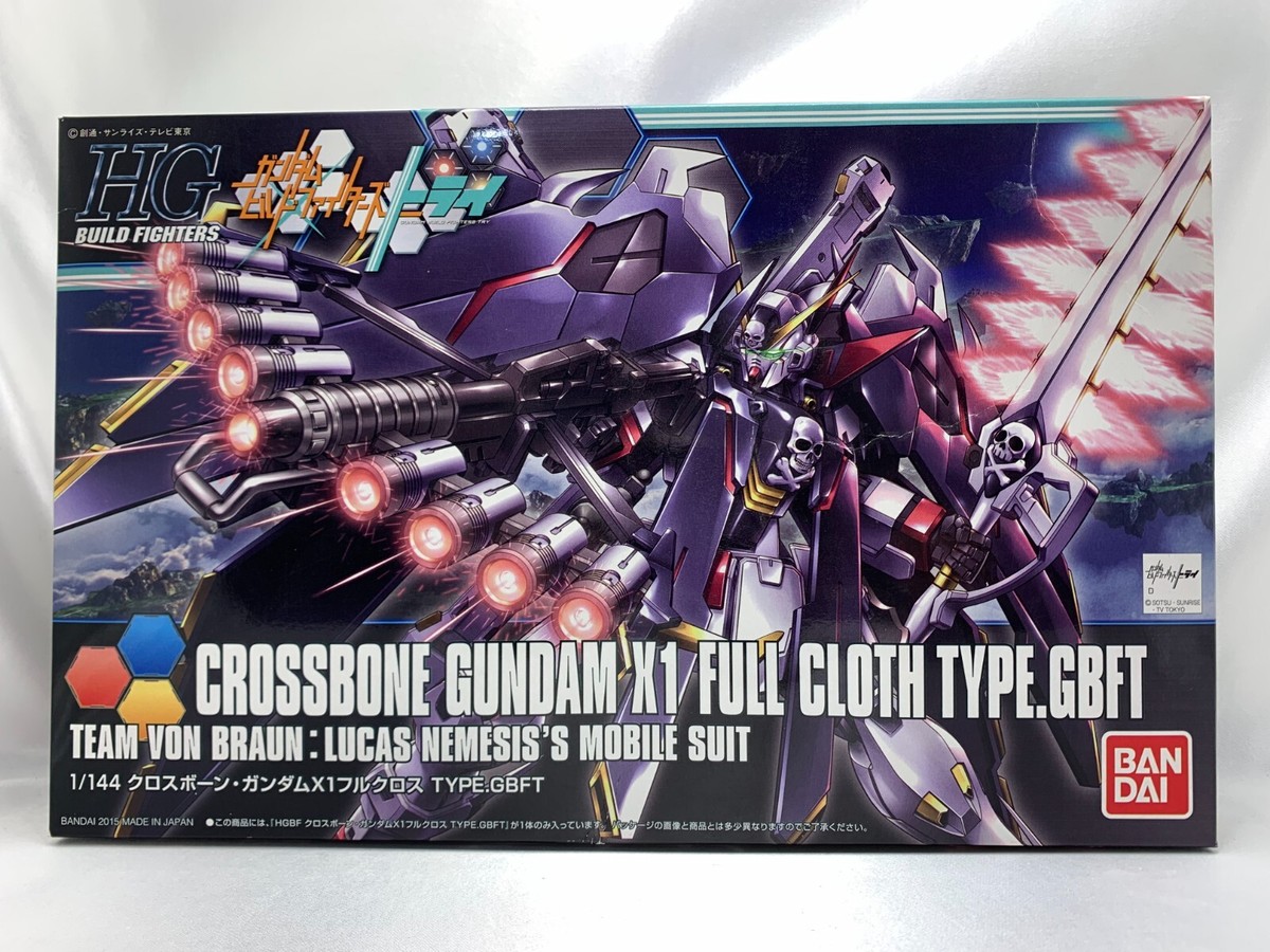 BANDAI HG Gundam 1/144 Crossbone Gundam X1 Full Cloth Type.GBFT