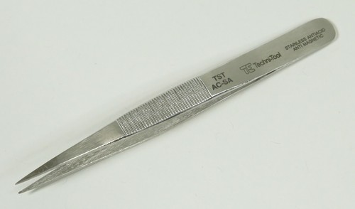 ¡Nuevo! 3 pinzas Techni-Tool TST AC-SA acero inoxidable antiácido/antimagnético - Imagen 3 de 5