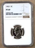 1963 PROOF JEFFERSON NICKEL NGC PF69
