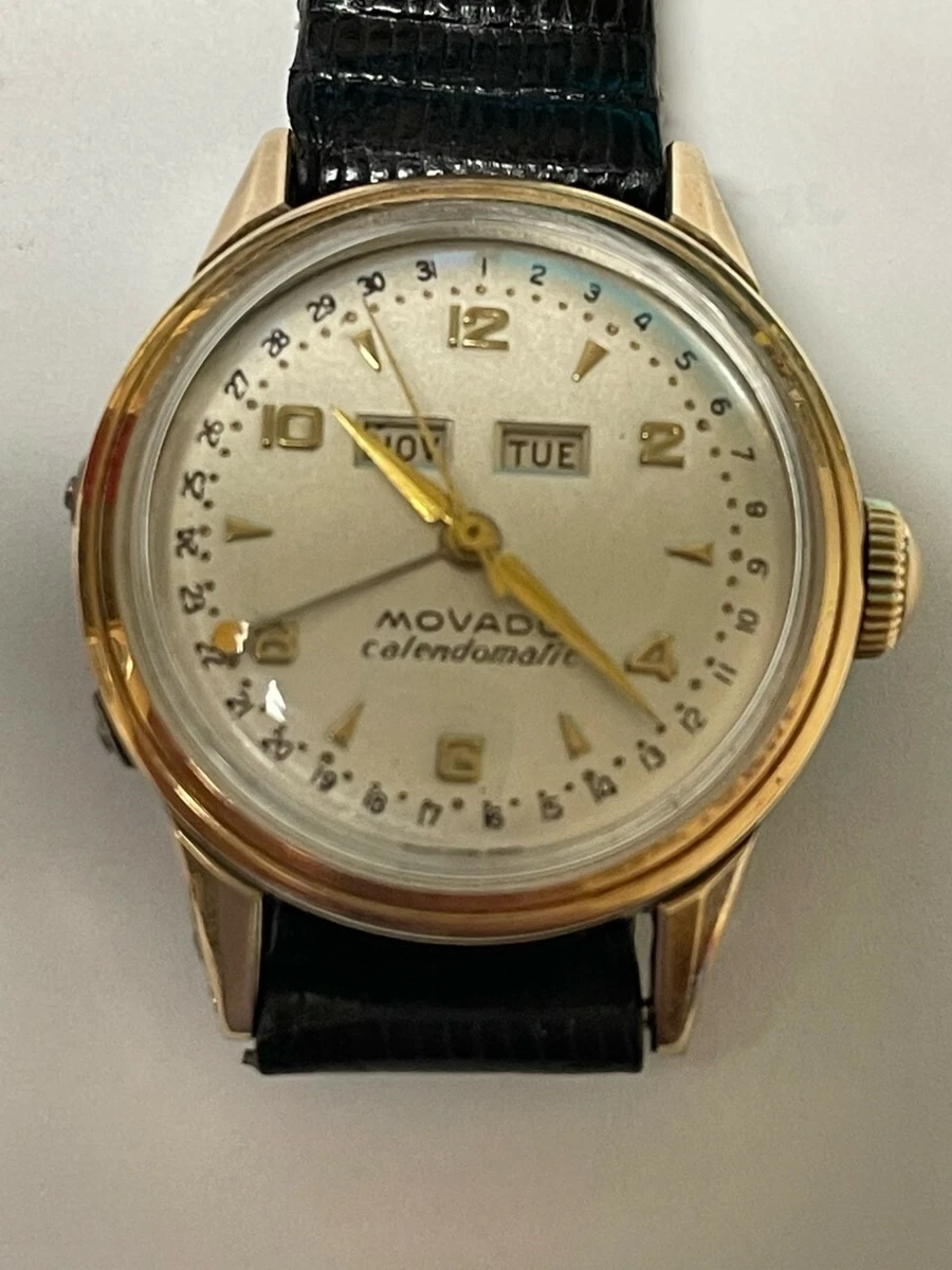 Movado clearance calendomatic vintage