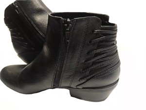 justfab black booties