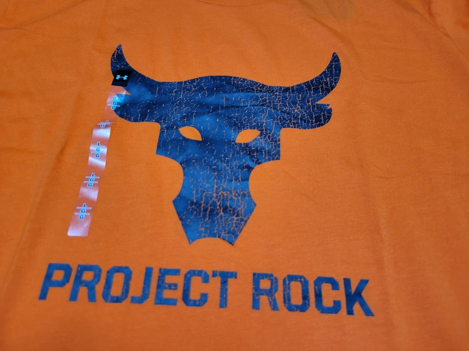 Project Rock Under Armour The Rock Mens Payoff  Bull Shirt 1383191-800 SZ Large - Image 4 of 4