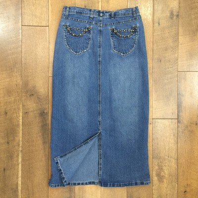 no fuze denim skirts