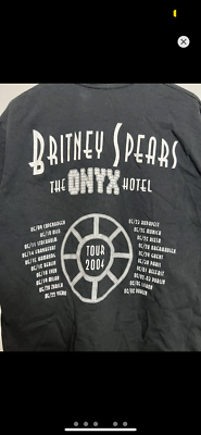 Vintage Britney Spears 2004 Onyx Hotel Tee Shirt Very Rare Medium