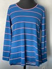 NWT LuLaRoe Small long sleeve tee ~Blue and pink stripe~