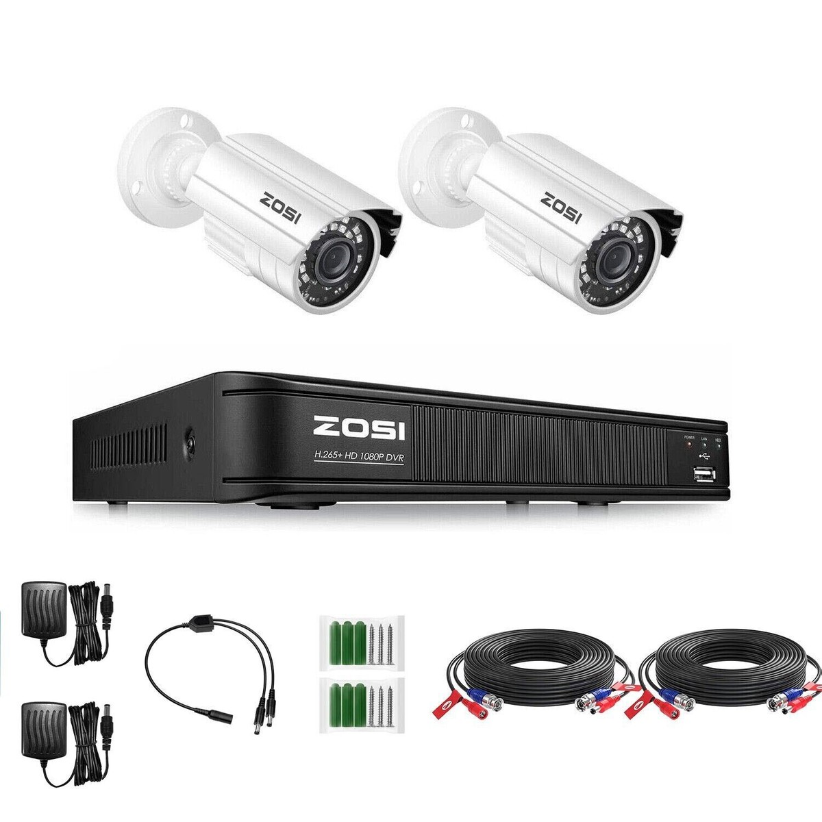 ZOSI 8CH 5mp Lite DVR HD 1080p Home Outdoor CCTV Security