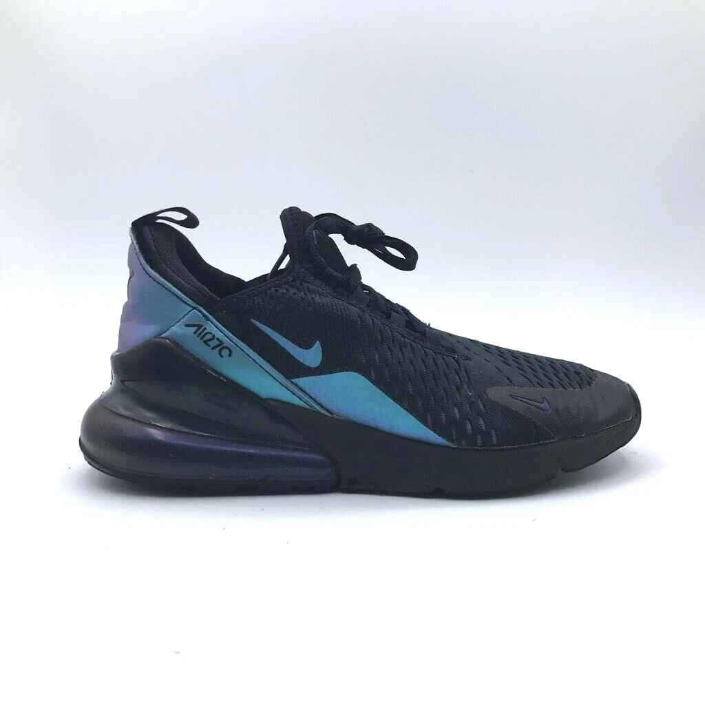 2018 Nike Air Max 270 Running Shoes Black Blue 943345 017 Lace Up