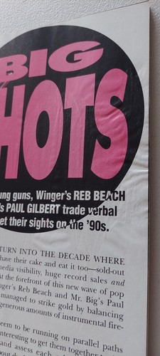Guitar School Magazine May 1990 RUSH Greg Howe Reb Beach Paul Gilbert Adrian Van - Bild 12 von 19